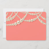 エレガントパール バースデーディナー招待状 招待状 (裏面)