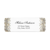 エレガントパール ブライダルシャワーのお返し ラベル (正面)