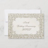 エレガントパール 30周年結婚記念日 出欠カード (正面)