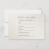 エレガントパール 30周年結婚記念日 出欠カード (裏面)