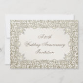 エレガントパール 30周年結婚記念日 招待状 (正面)