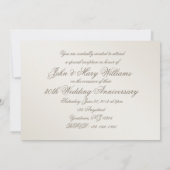 エレガントパール 30周年結婚記念日 招待状 (裏面)