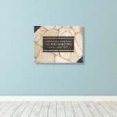 エレガントヒビひび キャンバスプリント (インサイチュ (ウッドフロア))