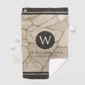 エレガントヒビひび ゴルフタオル (インサイチュ)