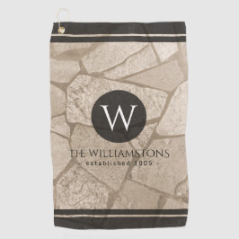 エレガントヒビひび ゴルフタオル