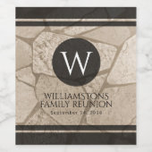 エレガントヒビひび ワインラベル (シングルラベル)