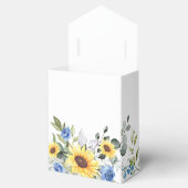 エレガントヒマワラユーカリフローラギフト結婚ズ フェイバーボックス (オープン)