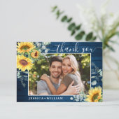 エレガントヒマワリ素朴カ写真集 サンキューカード (スタンド正面)