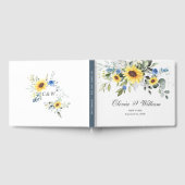 エレガントヒマワリ結婚カ ゲストブック (全面)