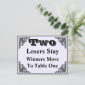 エレガントビクトリアンオーナメントバンコテーブルカード#2 ポストカード (スタンド正面)