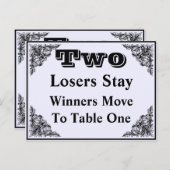 エレガントビクトリアンオーナメントバンコテーブルカード#2 ポストカード (正面/裏面)