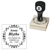 エレガントビクトリアンカスタム差出人住所 ラバースタンプ (押印)