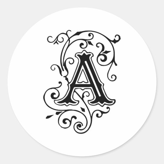 エレガントビクトリアンスタイル ラウンドシール (正面)