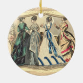 エレガントビクトリアンファッションセラミックの木の装飾 セラミックオーナメント (裏面)