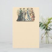エレガントビクトリアンファッション 便箋 (スタンド正面)