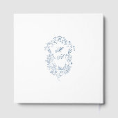 エレガントビクトリアンフランスのフローラ結婚ズ ゲストブック (裏面)