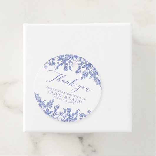 エレガントビクトリアンフランスのフローラ結婚ズ フェイバータグ (インサイチュ)