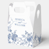 エレガントビクトリアンフランスのフローラ結婚ズ フェイバーボックス (オープン)