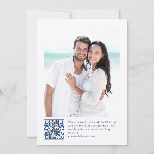 エレガントビクトリアンフランスのフローラ結婚ズ 招待状 (裏面)