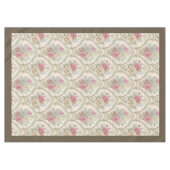 エレガントビクトリアン妙な花の柄 テーブルクロス (正面(横))