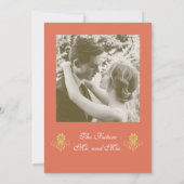 エレガントビクトリアン婚約パーティ 招待状 (裏面)