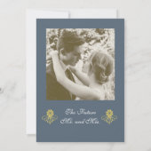 エレガントビクトリアン婚約パーティ 招待状 (裏面)