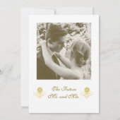 エレガントビクトリアン婚約パーティ 招待状 (裏面)