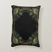 エレガントビクトリアン濃い金ゴールド アクセントクッション (裏面(縦))