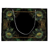 エレガントビクトリアン濃い金ゴールド ラージペーパーバッグ (裏面)