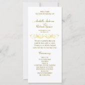 エレガントビクトリアン結婚式 プログラム (正面)