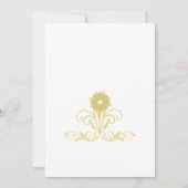 エレガントビクトリアン結婚披露宴 招待状 (裏面)