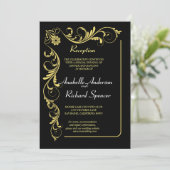 エレガントビクトリアン結婚披露宴 招待状 (スタンド正面)