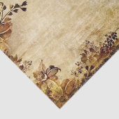 エレガントビクトリアン花と背景 薄葉紙 (詳細)