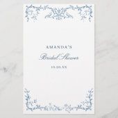 エレガントビクトリアン華美Blue Wishesとアドバイスカード (裏面)