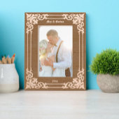 エレガントビクトリアンEraスクロール縁ど レーザー彫刻フレーム