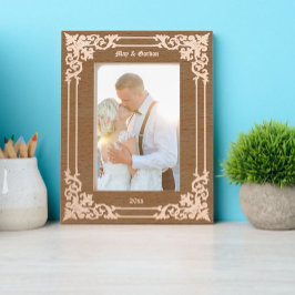 エレガントビクトリアンEraスクロール縁ど レーザー彫刻フレーム