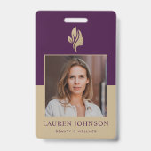 エレガントビジネスの販促品 バッジ (裏面)