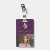 エレガントビジネスの販促品 バッジ (裏面 (クリップ付))