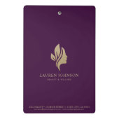 エレガントビジネスの販促品 ミニクリップボード (裏面)