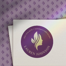 エレガントビジネスの販促品 ラウンドシール