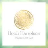 エレガントビューティマンダラロゴ 偽のゴールド ウィンドウサイン (シート3)