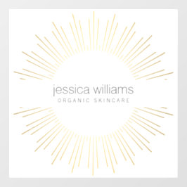 エレガントビューティーゴールドサンburst ウィンドウサイン