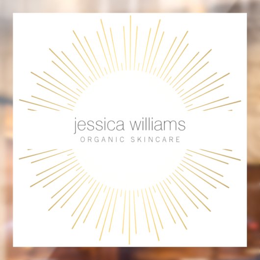 エレガントビューティーゴールドサンburst ウィンドウサイン (シート2)