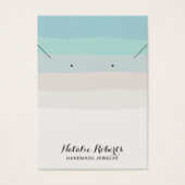 エレガントビーチカラージュエリーイヤリング表示 (正面)