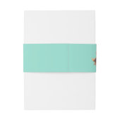 エレガントビーチコンチ結婚シェル 招待状ベリーバンド (裏面例)