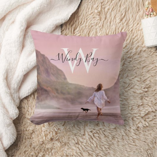 エレガントビーチシーン撮影装飾用クッション クッション (ブランケット)