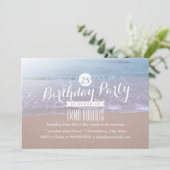 エレガントビーチモーニング25thバースデーパーティー 招待状 (スタンド正面)