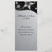 エレガントビーチ先結婚式テーマプログラム プログラム (裏面)