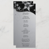 エレガントビーチ先結婚式テーマプログラム プログラム (正面/裏面)