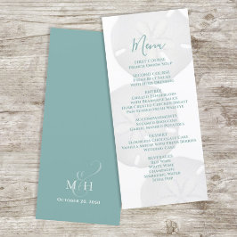 エレガントビーチ水彩砂ド結婚ルのメニュー メニュー